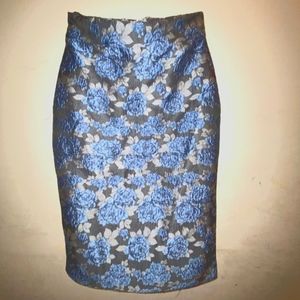 Floral Pencil Skirt
